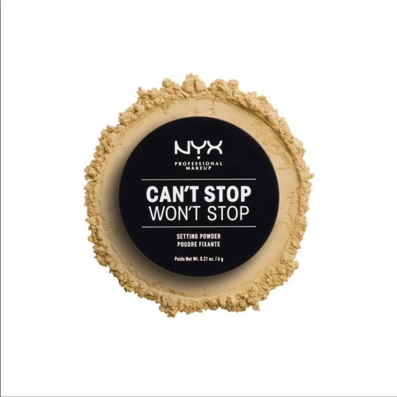 NYX Can't Stop Won't Stop  NEW Setting Loose Powder Banana Vegan Cruelty Free - Picture 2 of 7